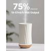 imageInnoGear 150ml Ceramic Oil Diffuser Handcrafted Stone Essential Oil Diffuser Aromatherapy Diffusers Ultrasonic Cool Mist Humidifier Vaporizor with 2 Mist Modes for Room Home White Twist Ceramic1