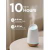 imageInnoGear 150ml Ceramic Oil Diffuser Handcrafted Stone Essential Oil Diffuser Aromatherapy Diffusers Ultrasonic Cool Mist Humidifier Vaporizor with 2 Mist Modes for Room Home White Twist Ceramic1