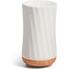 imageInnoGear 150ml Ceramic Oil Diffuser Handcrafted Stone Essential Oil Diffuser Aromatherapy Diffusers Ultrasonic Cool Mist Humidifier Vaporizor with 2 Mist Modes for Room Home White Twist Ceramic1
