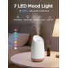 imageInnoGear 150ml Ceramic Oil Diffuser Handcrafted Stone Essential Oil Diffuser Aromatherapy Diffusers Ultrasonic Cool Mist Humidifier Vaporizor with 2 Mist Modes for Room Home White Twist Ceramic1