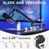 imageInnoGear 2025 Upgraded Microphone Boom Arm Magnetic Cable Management Low Profile Mic Stand 360 Rotatable Desk Mount for Fifine AM8 K669B Blue Yeti HyperX QuadCast SoloCast AT2020 Black
