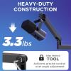 imageInnoGear 2025 Upgraded Microphone Boom Arm Magnetic Cable Management Low Profile Mic Stand 360 Rotatable Desk Mount for Fifine AM8 K669B Blue Yeti HyperX QuadCast SoloCast AT2020 Black