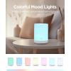 imageInnoGear 300ML Essential Oil Diffuser Premium 5in1 Ultrasonic Aromatherapy Diffusers Scent Humidifier Aroma Diffuser Vaporizer AutoOff Timer for Room Office Home Yellow MediumBasic White