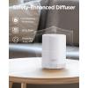 imageInnoGear 300ML Essential Oil Diffuser Premium 5in1 Ultrasonic Aromatherapy Diffusers Scent Humidifier Aroma Diffuser Vaporizer AutoOff Timer for Room Office Home Yellow MediumWhite