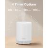 imageInnoGear 300ML Essential Oil Diffuser Premium 5in1 Ultrasonic Aromatherapy Diffusers Scent Humidifier Aroma Diffuser Vaporizer AutoOff Timer for Room Office Home Yellow MediumWhite
