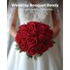 imageInnoGear 50 Pcs Red Roses Artificial Flowers Fake Velvet Silk Rose Bulk Faux Flower for Decoration DIY Wedding Centerpieces Proposal Bridal Bouquets Shower Party Home Floral Decor 50 RedRed