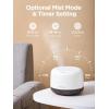 imageInnoGear 500ml Essential Oil Diffuser with Remote Control Premium Ultrasonic Aromatherapy Diffusers Scent Humidifier Vaporizer AutoOff Timer for Large Room Home YellowBrown