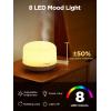 imageInnoGear 500ml Essential Oil Diffuser with Remote Control Premium Ultrasonic Aromatherapy Diffusers Scent Humidifier Vaporizer AutoOff Timer for Large Room Home YellowWhite