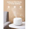 imageInnoGear 500ml Essential Oil Diffuser with Remote Control Premium Ultrasonic Aromatherapy Diffusers Scent Humidifier Vaporizer AutoOff Timer for Large Room Home YellowBasic White