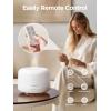 imageInnoGear 500ml Essential Oil Diffuser with Remote Control Premium Ultrasonic Aromatherapy Diffusers Scent Humidifier Vaporizer AutoOff Timer for Large Room Home YellowBasic White