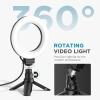 imageInnoGear 5quot 60 LED Selfie Ring Light for Video Conference Lighting OnCamera Video Lights Desktop Clip on Webcam Light Kit with Desk Tripod for Monitor Laptop Computer Zoom Call Live Streaming