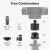imageInnoGear 8 Pieces Mic Stand Adapter 58 Female to 38 Male 38 Female to 58 Male 58 Female to 14 Male 14 Female to 58 Male Screw Thread Adapter for Microphone Stand Boom Arm Camera Tripod