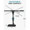 imageInnoGear Adjustable Desk Microphone Stand Weighted Base with Soft Grip Twist Clutch Boom Arm 38 and 58 Threaded Mounts for Blue Yeti and Blue Snowball Kick Drums Guitar Amps Black