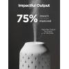 imageInnoGear Aromatherapy Diffuser 150ml Ceramic Diffuser Ultrasonic Humidifier Cool Mist Essential Oil Diffusers for Home Air Diffuser with 2 Mist Modes Waterless Auto Off WhiteWhite