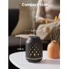 imageInnoGear Aromatherapy Diffuser 150ml Ceramic Diffuser Ultrasonic Humidifier Cool Mist Essential Oil Diffusers for Home Air Diffuser with 2 Mist Modes Waterless Auto Off WhiteBlack