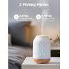imageInnoGear Aromatherapy Diffuser 150ml Ceramic Diffuser Ultrasonic Humidifier Cool Mist Essential Oil Diffusers for Home Air Diffuser with 2 Mist Modes Waterless Auto Off WhiteWhite