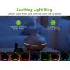 imageInnoGear Aromatherapy Diffuser ampamp 10 Essential Oils Set 400ml Diffuser Ultrasonic Diffuser Cool Mist Humidifier with 4 Timers 7 Colors Light Waterless Auto Off for Large Room Office Dark Wood GrainYellow Wood Grain