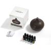 imageInnoGear Aromatherapy Diffuser ampamp 10 Essential Oils Set 400ml Diffuser Ultrasonic Diffuser Cool Mist Humidifier with 4 Timers 7 Colors Light Waterless Auto Off for Large Room Office Dark Wood GrainDark Wood Grain