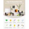 imageInnoGear Aromatherapy Diffuser ampamp 10 Essential Oils Set 500ml Essential Oil Diffuser with Remote Control Ultrasonic Cool Mist Scent Humidifier Vaporizer AutoOff Timer for Room Office Home YellowWhite