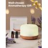 imageInnoGear Aromatherapy Diffuser ampamp 10 Essential Oils Set 500ml Essential Oil Diffuser with Remote Control Ultrasonic Cool Mist Scent Humidifier Vaporizer AutoOff Timer for Room Office Home YellowYellow
