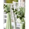 imageInnoGear Artificial Flowers 50 Pcs Dark Red Foam Fake Roses Bulk with Stems for Decoration Celebration DIY Wedding Bouquets Centerpieces Bridal Shower Party Christmas TreeElf Green