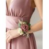 imageInnoGear Artificial Flowers 50 Pcs Dark Red Foam Fake Roses Bulk with Stems for Decoration Celebration DIY Wedding Bouquets Centerpieces Bridal Shower Party Christmas TreeDusty Pink