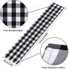 imageInnoGear Classic Table Runner 14 x 108 inch Buffalo Check Table Runners Polyester Cotton Black and White Plaid for Indoor Outdoor Parties Farmhouse Thanksgiving Christmas ampamp Gathering 2 Pack