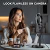 imageInnoGear Desk Ring Light with Stand 60 LED 10W Overhead Portable Selfie Light Video Conference Lighting with Clip Camera Light for Monitor Laptop Computer Zoom Call Live Streaming Video RecordingF601