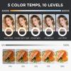 imageInnoGear Desk Ring Light with Stand 60 LED 10W Overhead Portable Selfie Light Video Conference Lighting with Clip Camera Light for Monitor Laptop Computer Zoom Call Live Streaming Video RecordingF601