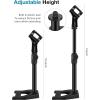 imageInnoGear Desktop Microphone Stand Mic Stand Desk Table with Weighted Base Shock Mount Mic Clip 38quot to 58quot Adapter Adjustable Height for Hyper X QuadCast Fifine K669B AT2020 Shure SM58 PGA48