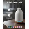 imageInnoGear Essential Oil Diffuser 150ml Ceramic Stone Diffuser Handcrafted Aromatherapy Diffusers Ultrasonic Cool Mist Humidifier Vaporizor with 2 Mist Modes Waterless Auto Off for Room Office WhiteWhite