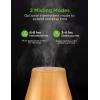 imageInnoGear Essential Oil Diffuser Premium 5in1 Diffusers for Home Scent Aromatherapy Diffuser Air Desk Humidifier for Bedroom Large Room Office 7 Color LED 2 Mist Mode Waterless Auto Off Basic WhiteYellow