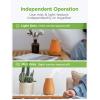 imageInnoGear Essential Oil Diffuser Premium 5in1 Diffusers for Home Scent Aromatherapy Diffuser Air Desk Humidifier for Bedroom Large Room Office 7 Color LED 2 Mist Mode Waterless Auto Off Basic WhiteYellow
