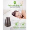 imageInnoGear Essential Oil Diffuser Premium 5in1 Diffusers for Home Scent Aromatherapy Diffuser Air Desk Humidifier for Bedroom Large Room Office 7 Color LED 2 Mist Mode Waterless Auto Off Basic WhiteBrown