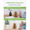 imageInnoGear Essential Oil Diffuser Premium 5in1 Diffusers for Home Scent Aromatherapy Diffuser Air Desk Humidifier for Bedroom Large Room Office 7 Color LED 2 Mist Mode Waterless Auto Off Basic WhiteBronze