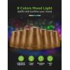 imageInnoGear Essential Oil Diffuser Premium 5in1 Diffusers for Home Scent Aromatherapy Diffuser Air Desk Humidifier for Bedroom Large Room Office 7 Color LED 2 Mist Mode Waterless Auto Off Basic WhiteBronze