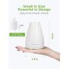 imageInnoGear Essential Oil Diffuser Premium 5in1 Diffusers for Home Scent Aromatherapy Diffuser Air Desk Humidifier for Bedroom Large Room Office 7 Color LED 2 Mist Mode Waterless Auto Off Basic WhiteWhite Grey