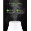 imageInnoGear Essential Oil Diffuser Premium 5in1 Diffusers for Home Scent Aromatherapy Diffuser Air Desk Humidifier for Bedroom Large Room Office 7 Color LED 2 Mist Mode Waterless Auto Off Basic WhiteBasic White