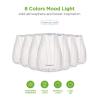 imageInnoGear Essential Oil Diffuser with Oils 100ml Aromatherapy Diffuser with 6 Essential Oils Set Aroma Cool Mist Humidifier Gift Set Dark Wood GrainGrey Wood Grain