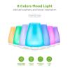 imageInnoGear Essential Oil Diffuser with Oils 100ml Aromatherapy Diffuser with 6 Essential Oils Set Aroma Cool Mist Humidifier Gift Set Dark Wood GrainWhite
