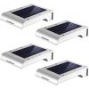 imageInnoGear Gutter Lights 24 LEDs Outdoor Solar Lighting Wall Mount Motion Sensor for Security IP65 Waterproof for Yard Porch Patio Pack of 4