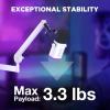 imageInnoGear Low Profile Mic Arm 360 Rotatable Microphone Boom Arm Mic Stand for Fifine AM8 K669B Blue Yeti HyperX QuadCast SoloCast AT2020 with Mic Clip 38quot to 58quot 38quot to 14quot Adapter BlackWhite