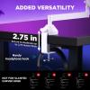 imageInnoGear Low Profile Mic Arm 360 Rotatable Microphone Boom Arm Mic Stand for Fifine AM8 K669B Blue Yeti HyperX QuadCast SoloCast AT2020 with Mic Clip 38quot to 58quot 38quot to 14quot Adapter BlackWhite