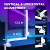 imageInnoGear Low Profile Mic Arm 360 Rotatable Microphone Boom Arm Mic Stand for Fifine AM8 K669B Blue Yeti HyperX QuadCast SoloCast AT2020 with Mic Clip 38quot to 58quot 38quot to 14quot Adapter BlackWhite