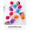imageInnoGear Makeup Sponge 10 Pcs Makeup Sponges Blender Set Beauty Cosmetic Foundation Blending Applicator Puff Flawless for Liquid Cream Powder Multi coloredMulticolor 2