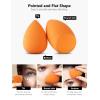 imageInnoGear Makeup Sponge 10 Pcs Makeup Sponges Blender Set Beauty Cosmetic Foundation Blending Applicator Puff Flawless for Liquid Cream Powder Multi coloredMulticolor 2
