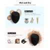 imageInnoGear Makeup Sponge 10 Pcs Makeup Sponges Blender Set Beauty Cosmetic Foundation Blending Applicator Puff Flawless for Liquid Cream Powder Multi coloredBasic Black