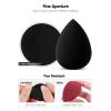 imageInnoGear Makeup Sponge 10 Pcs Makeup Sponges Blender Set Beauty Cosmetic Foundation Blending Applicator Puff Flawless for Liquid Cream Powder Multi coloredBasic Black