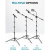 imageInnoGear Mic Stand 6 in 1 Microphone Stand Floor with Tablet Phone Holder Height Adjustable from 30quot to 72quot Mic Stand Tripod Boom Arm with Gooseneck Carrying Bag for Singing Karaoke Stage