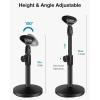 imageInnoGear Mic Stand Desk Adjustable Desktop Microphone Stand Table with Shock Mount Mic Clip Pop Filter 38quot to 58quot Adapter for Blue Yeti Hyper X QuadCast S AT2020 Fifine K669B Shure SM58 SM48 PGA48
